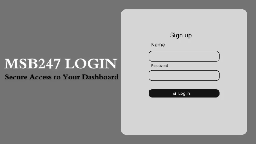 MSB247 Login