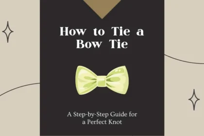 How to Tie a Bow Tie